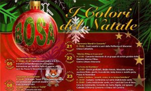 Eventi Natale 2021 a Bosa, manifesto