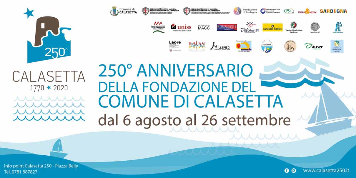Manifesto degli eventi dei 250 anni dalla fondazione di Calasetta