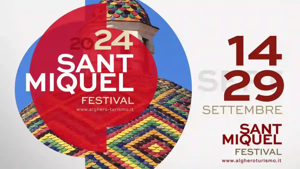 fESTA sANT mIQUEL ALGHERO 2024, MANIFESTO con date e programma