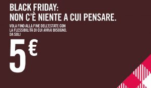 Black Friday Volotea, voli a 5 euro!