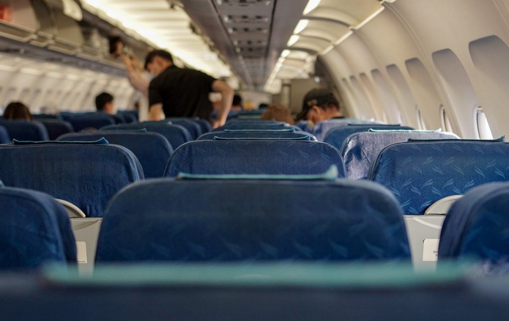 Cabina aerea al tempo del Covid