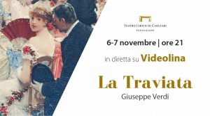 Manifesto della Traviata in diretta TV su Videolina