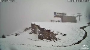 Neve a Fonni nel giorno dell'Immacolata