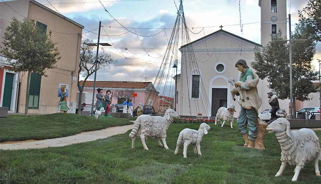 Presepe a grandezza naturale a Stintino