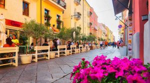 Il centro della città di Olbia