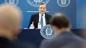 Mario Draghi, presidente del consiglio italiano