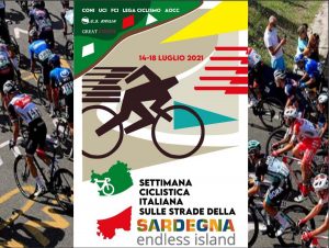 Locandina della Settimana ciclistica sulle strade della Sardegna 2021