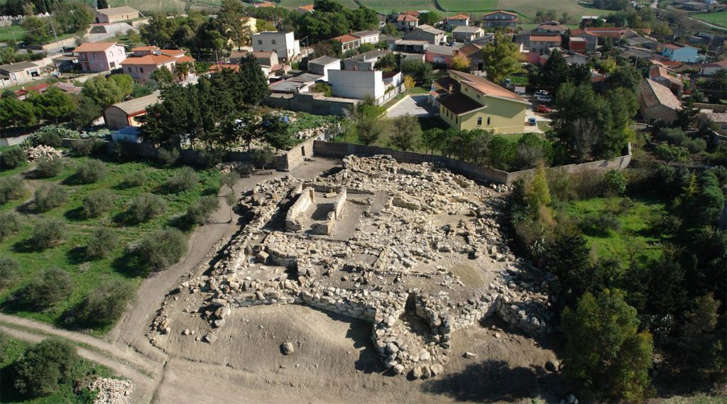 Nuraghe di San Sebastiano, vista aerea