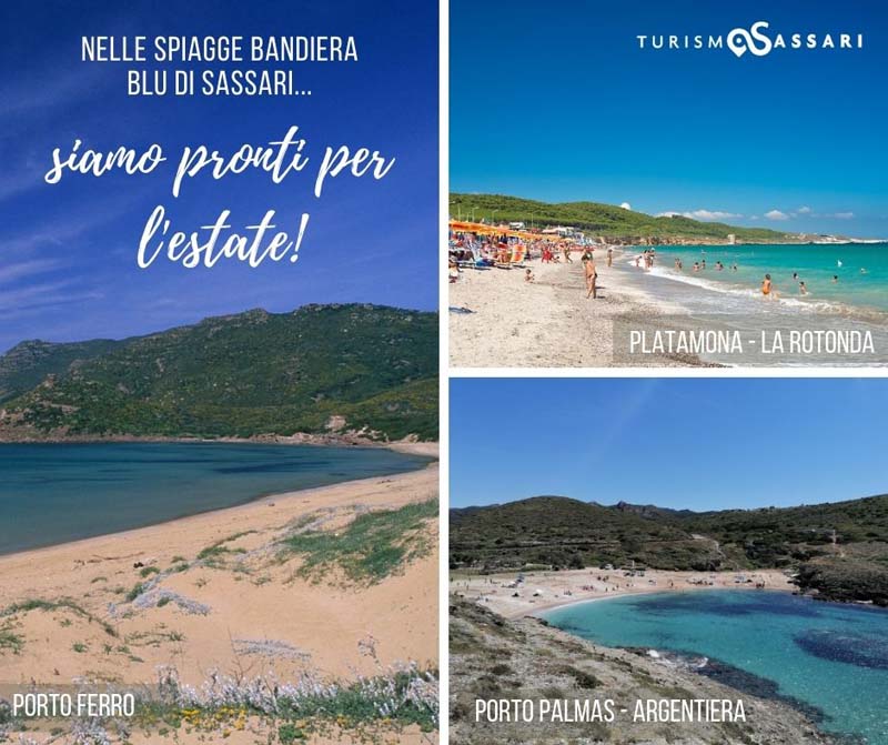 Le tre spiagge Bandiera Blu di Sassari