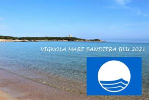 Spiaggia di Vignola Mare ad Aglientu, nuova Bandiera Blu 2021!