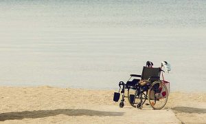 Disabili nelle spiagge sarde