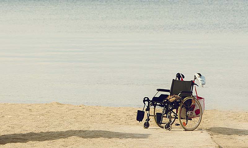 Disabili nelle spiagge sarde