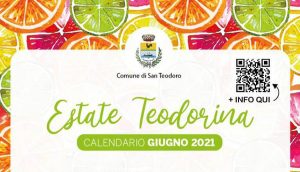 Eventi San Teodoro a giugno 2021, manifesto
