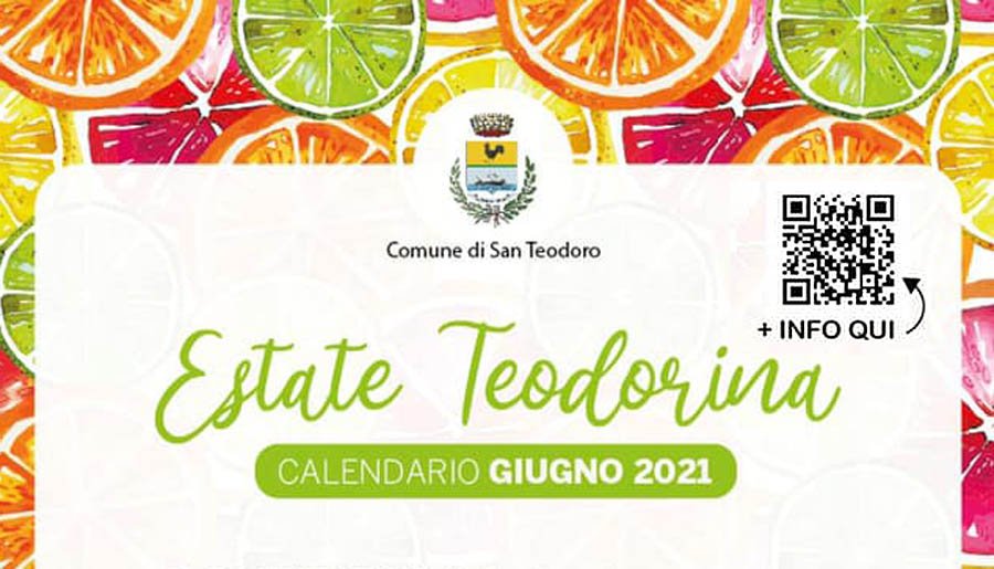 Eventi San Teodoro a giugno 2021, manifesto