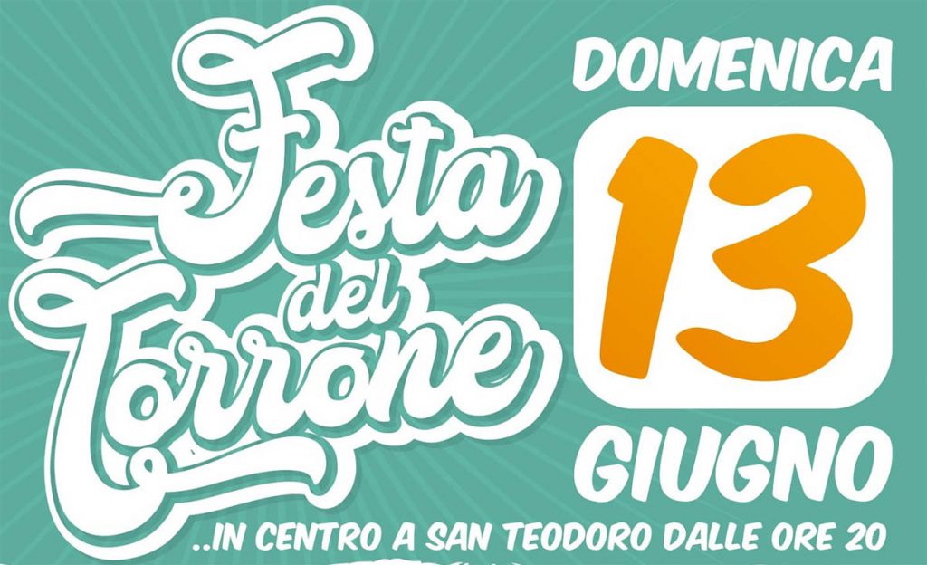 Sagra del torrone San Teodoro, manifesto 2021