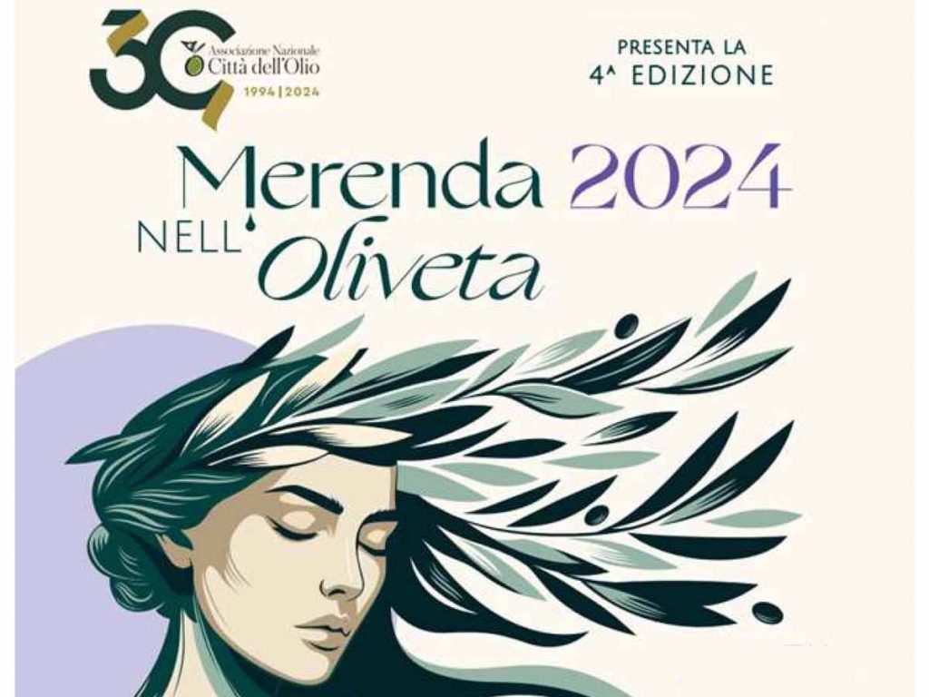 Merenda nell'oliveta 2024 in Sardegna, manifesto