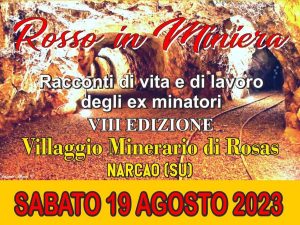 Rosso in miniera 2023 a Narcao, manifesto e programma