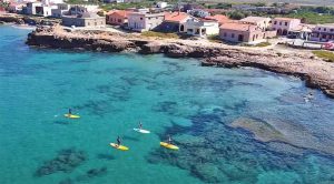 Mare e borgo di San Giovanni di Sinis
