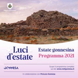 Eventi estate 2021 a Gonnesa, manifesto