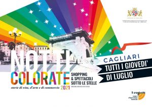 Notti colorate 2021 a Cagliari, manifesto