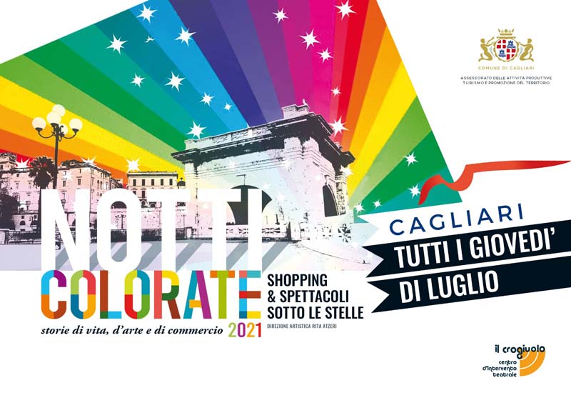 Notti colorate 2021 a Cagliari, manifesto