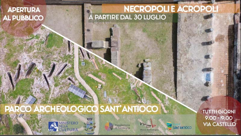 Riapertura acropoli e necropoli di Sant'Antioco