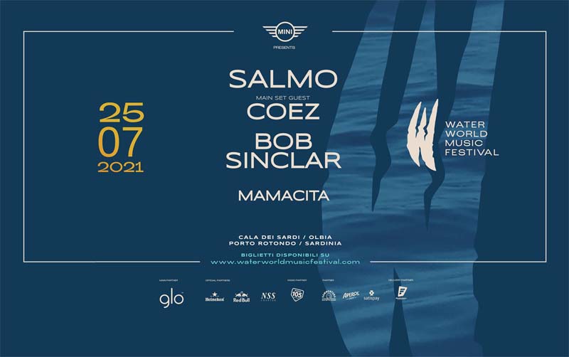 Water World Music Festival 2021 a Olbia, manifesto