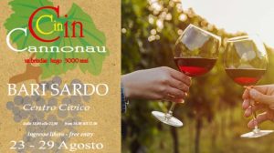 Cin Cin Cannonau a Bari Sardo, manifesto 2021