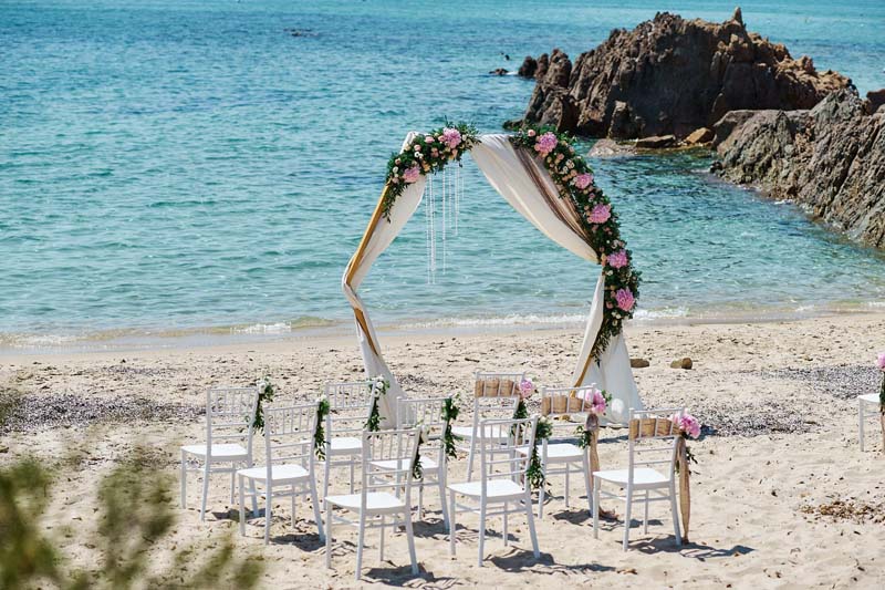 Matrimonio in spiaggia a Castiadas