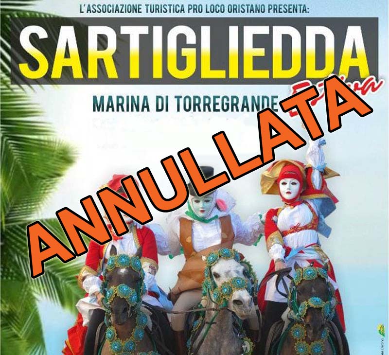 Sartigliedda estiva 2021 annullata