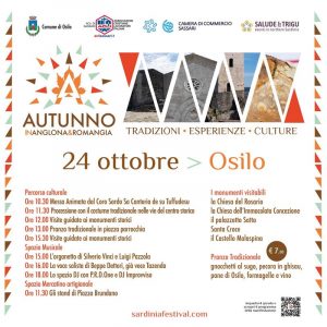 Autunno in Anglona a Osilo: date, programma e manifesto
