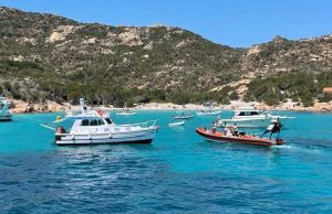 Barche nell'arcipelago de La Maddalena