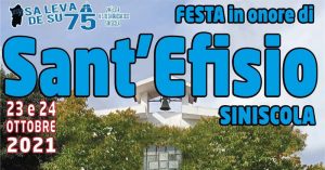 Festa di Sant'Efisio a Siniscola, manifesto e programma 2021