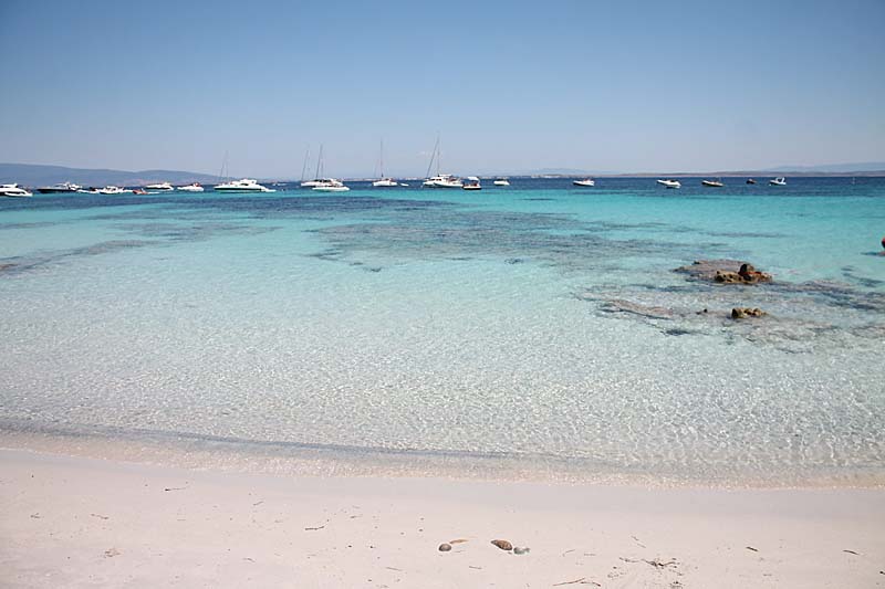 Spiaggia sull'sola di Mal di Ventre o Malu Entu