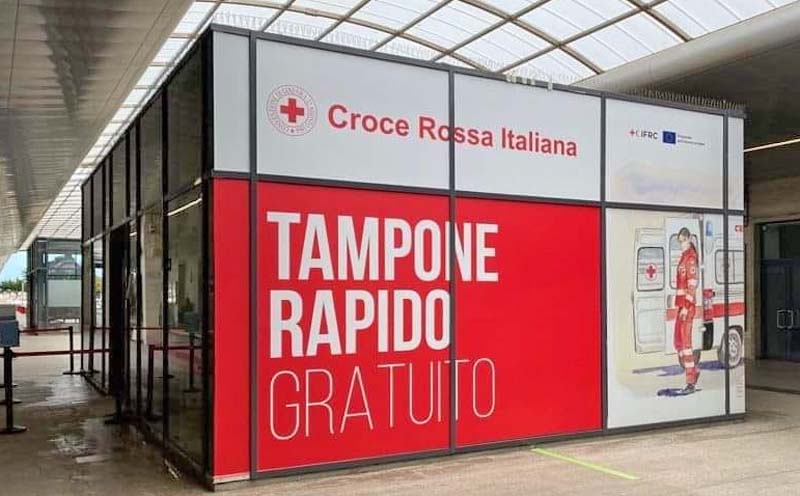 Tampone rapido gratuito alla stazione di Cagliari