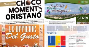 Eventi e sagre del 20 e 21 novembre 2021 in Sardegna, manifesti e programmi principali