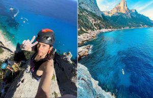 Jared Leto, arrampicata a Punta Caroddi, Cala Goloritzè
