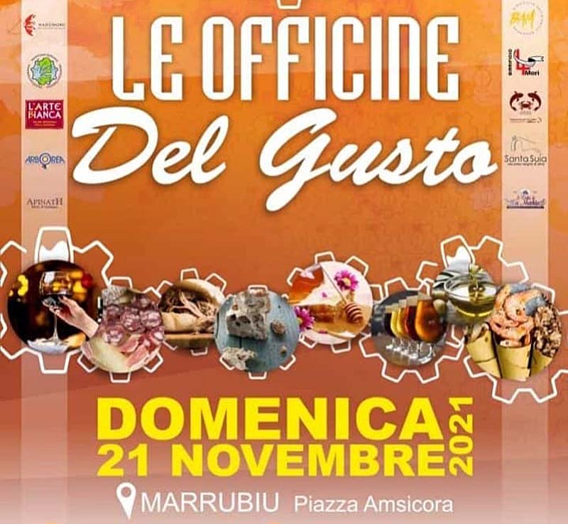 Le officine del gusto a Marrubiu, date e programma