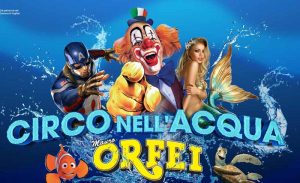 Circo nell'acqua a Cagliari per le festività di Natale