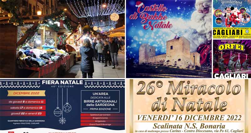 Mercatini ed eventi di Natale 2022 a Cagliari