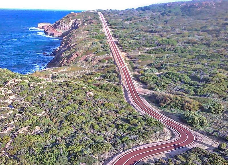 Pista ciclabile di Capo Altano a Portoscuso