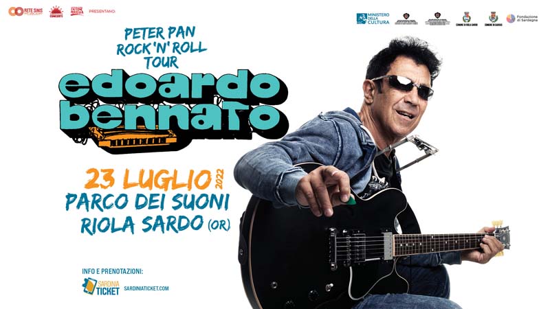 Edoardo Bennato in concerto a Riola Sardo nel 2022