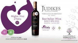 Judikes vernaccia di Oristano miglior vino italiano del 2022