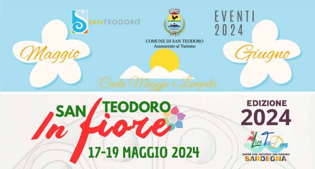 Eventi San Teodoro maggio e giugno 2024