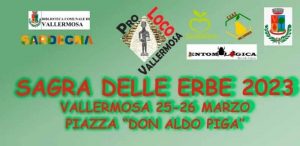 Sagra delle erbe selvatiche di Vallermosa, locandina 2023