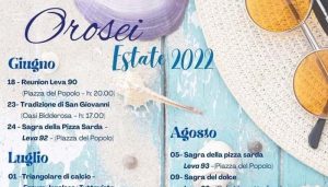 Eventi luglio, agosto e settembre 2022 a Orosei