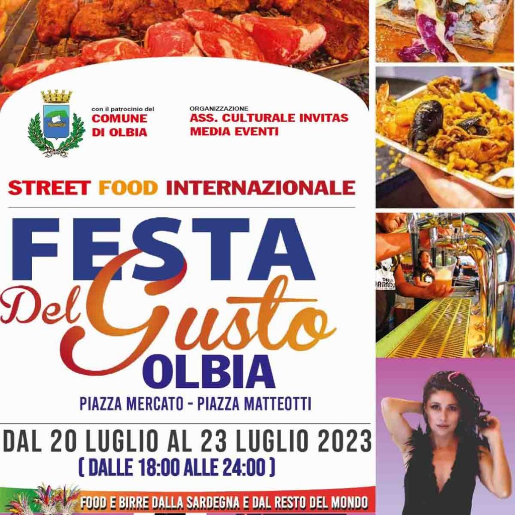Festa del gusto Olbia 2023, programma, date e manifesto