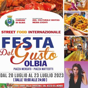 Festa del gusto Olbia 2023, programma, date e manifesto