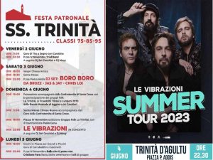Festa patronale trinità d'agultu 2023, programma, locandina