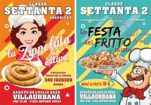 Festa del fritto misto e zeppolata estiva a Villaurbana, programma 2022